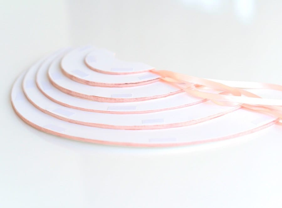 White paper honeycomb - hanging party decorations - Decopompoms