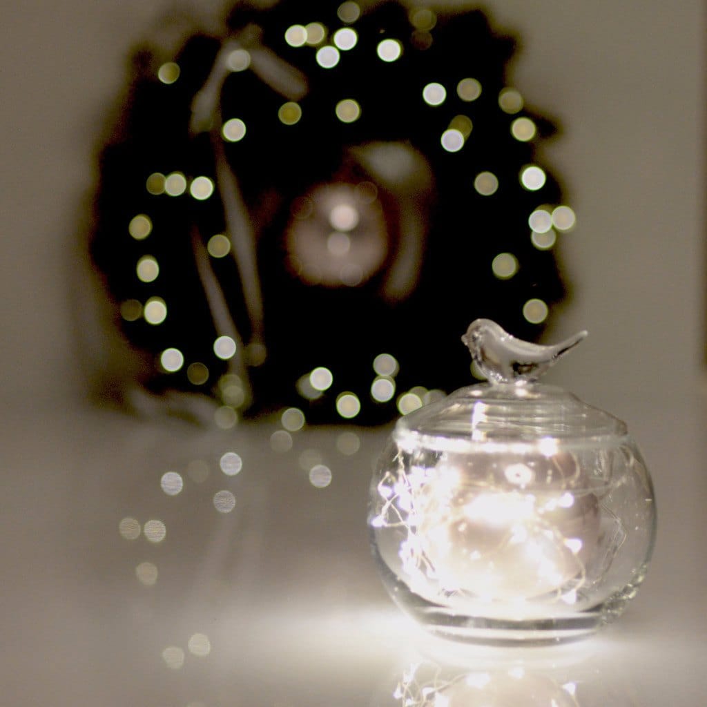 Silver wire fairy string lights - micro drop led 10m - 200 leds - Decopompoms