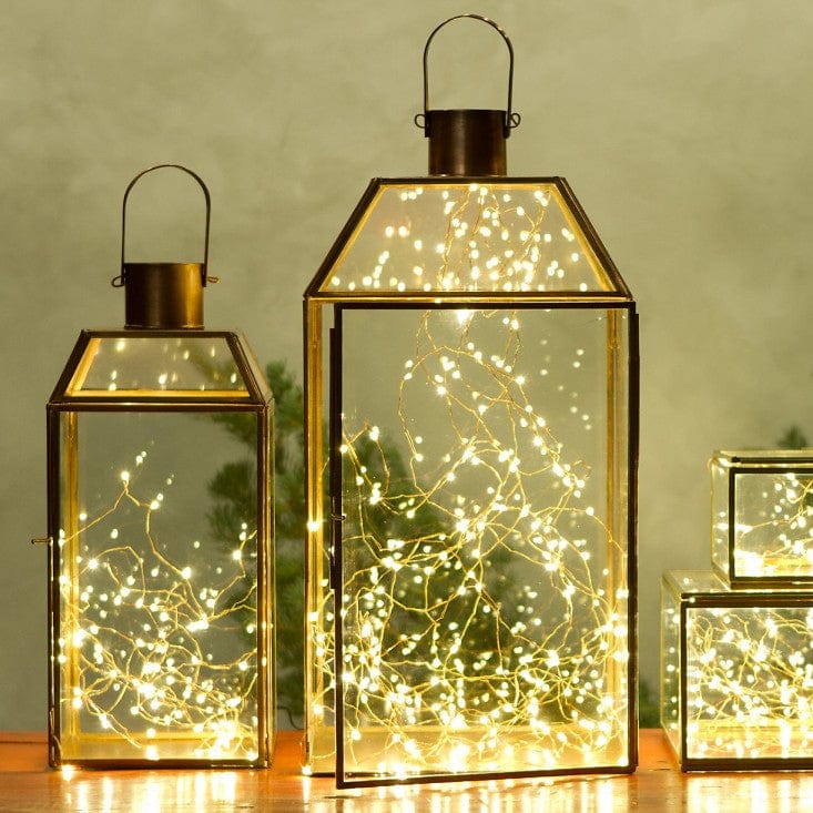 Wire fairy string mini drop led lights - micro drop led 100m - 1000 leds - Decopompoms