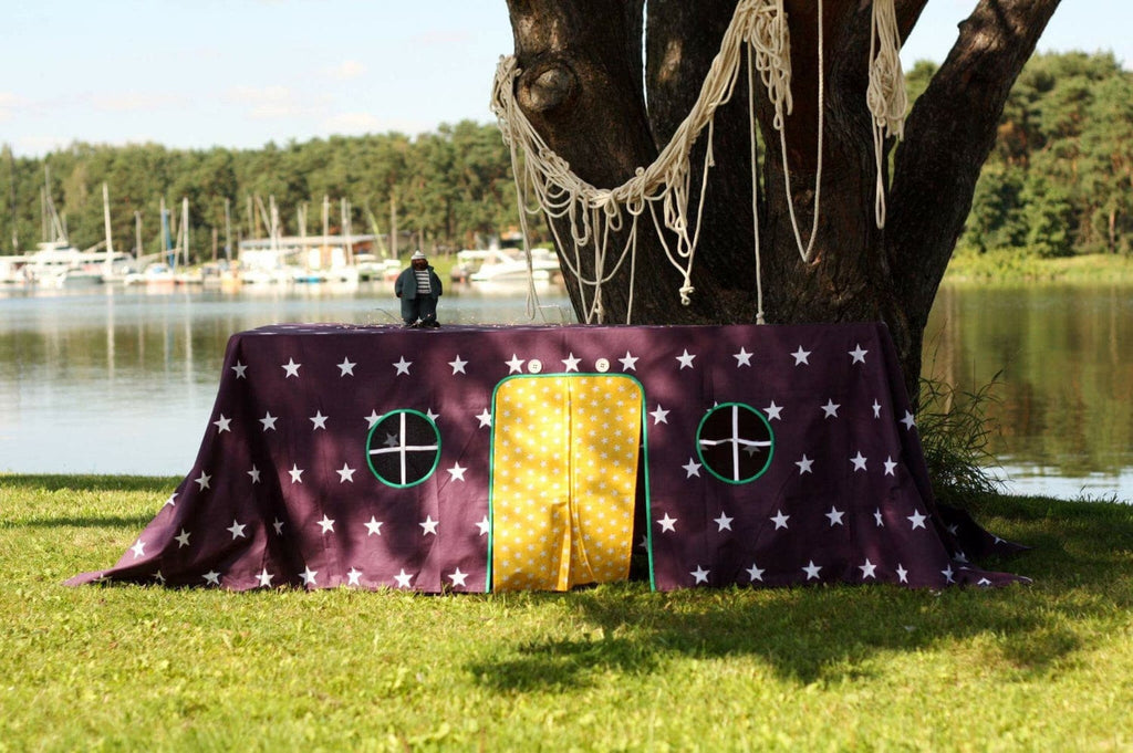 tablecloth Kids party table cover - Playhouse - tablecloth 