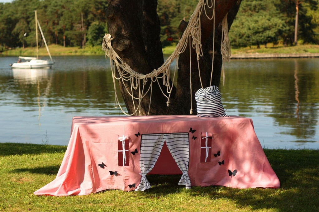 tablecloth Kids party table cover - Playhouse - tablecloth 