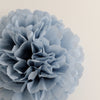 Dusty blue / antique blue tissue paper 70x50cm - 10 sheets - Decopompoms