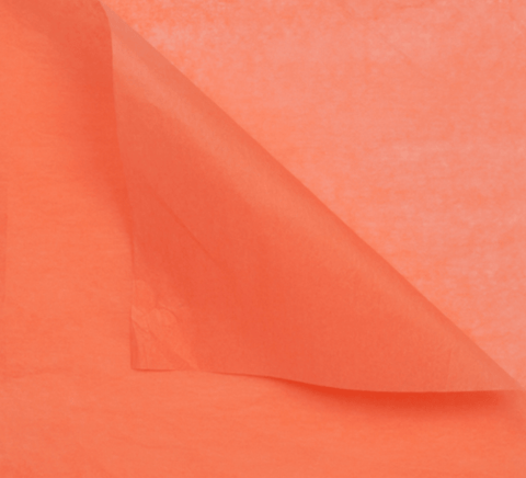 Premium Coral tissue paper 76x50cm - 10 sheets - Decopompoms