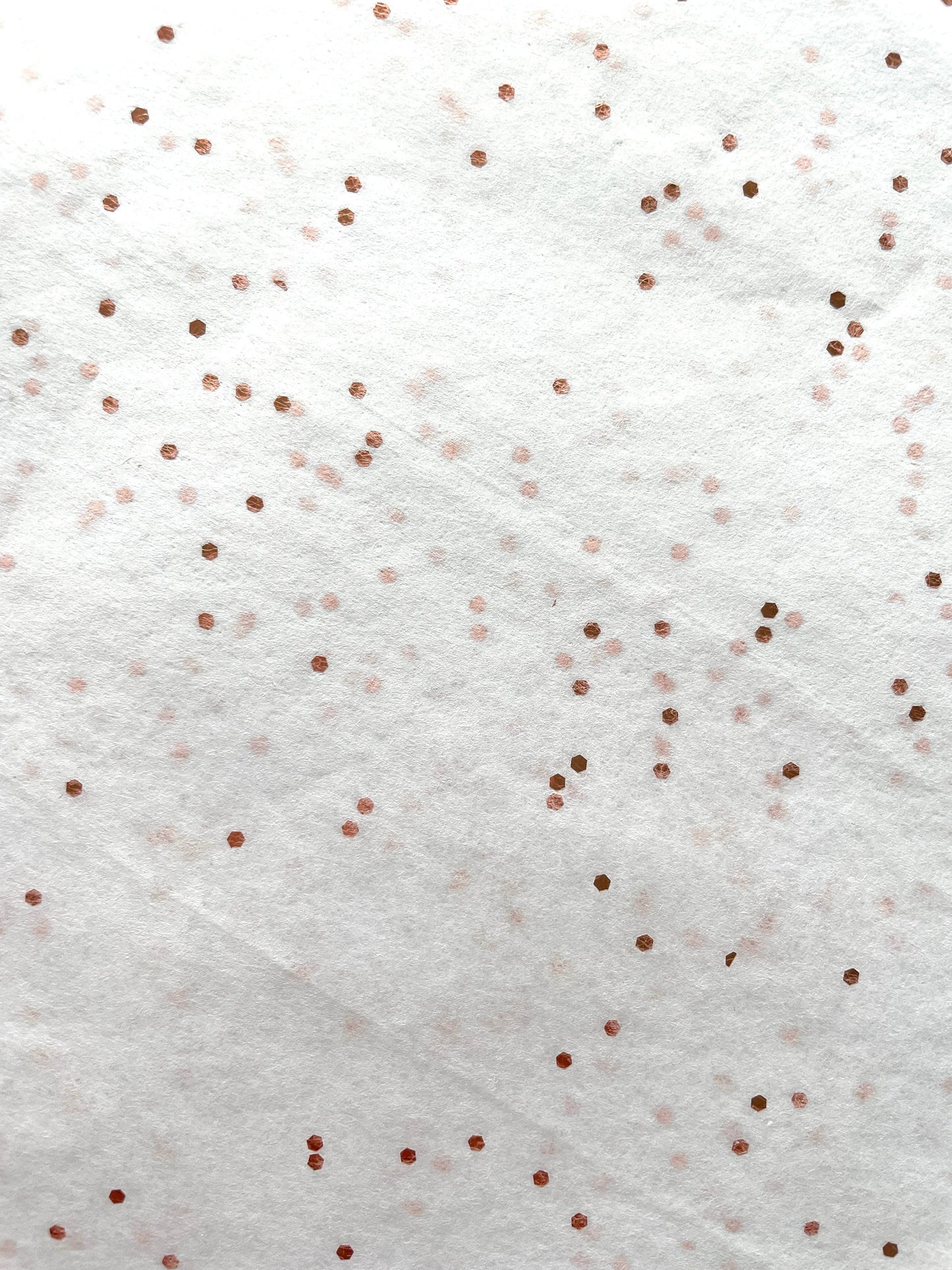 Rose Gold on White Gemstone Tissue tissue paper 70x50cm - 10 sheets - Decopompoms