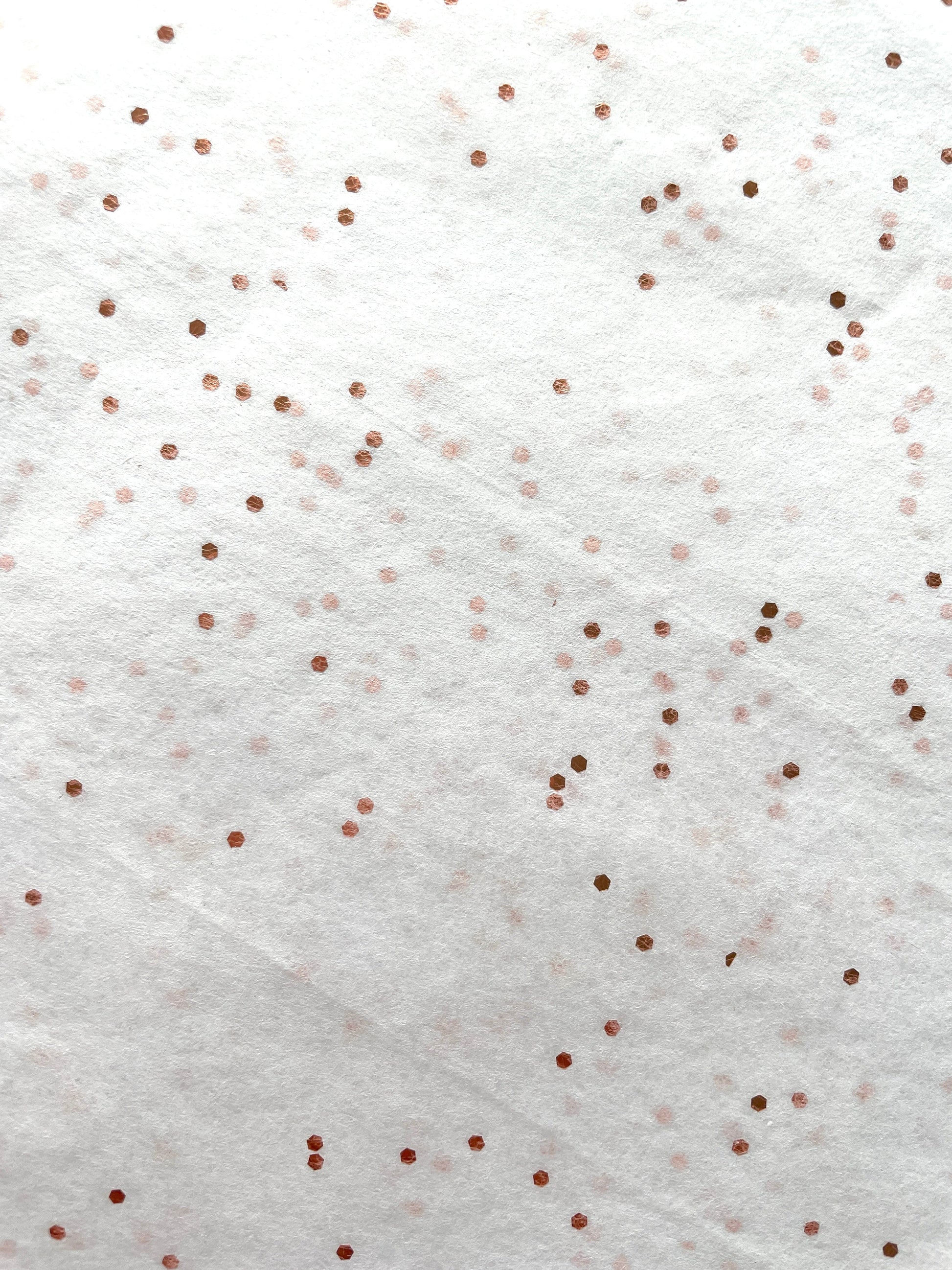 Rose Gold on White Gemstone Tissue tissue paper 70x50cm - 10 sheets - Decopompoms