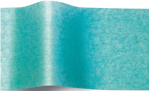 Shimmery Bright Turquoise Pearlesence tissue paper 70x50cm - 10 sheets - Decopompoms