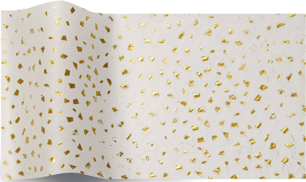 Shimmery Gold Reflections tissue paper 70x50cm - 10 sheets - Decopompoms