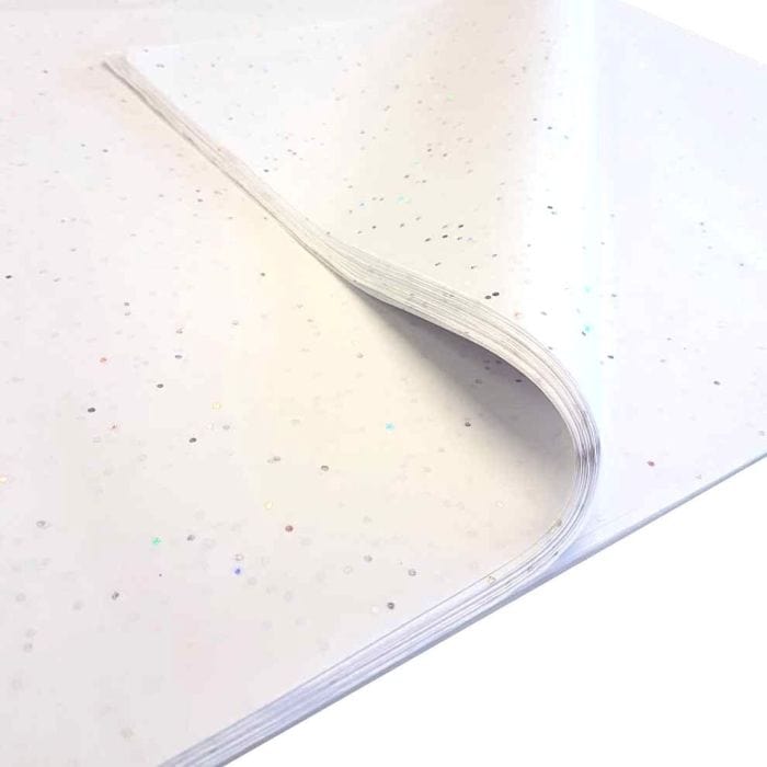 White Diamonds Gemstone Tissue tissue paper 20” x 30” - 10 sheets - Decopompoms