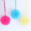 Aqua tulle pom poms - Decopompoms