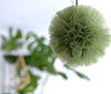 Army green / olive tulle pom pom - Decopompoms