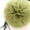 Army green / olive tulle pom pom - Decopompoms