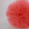 Coral tulle pom pom - Decopompoms