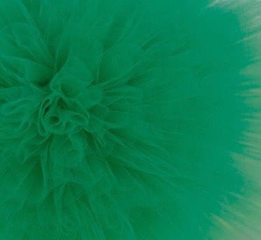 Dark green tulle pom pom - Decopompoms