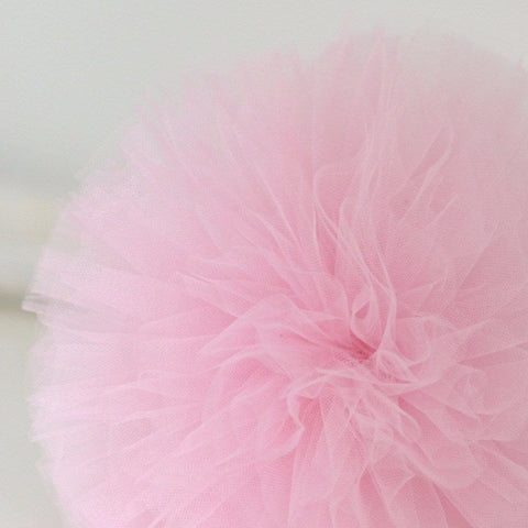 Rounded Pink Tissue Pom Poms 3ct