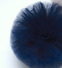 Navy blue tulle pom pom - Decopompoms