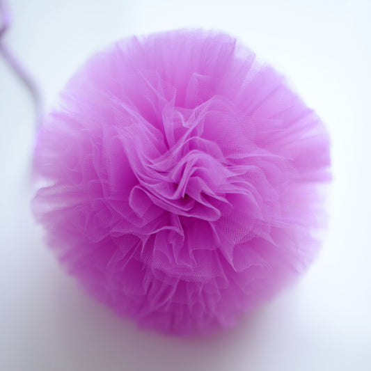 Orchid tulle pom pom - Decopompoms