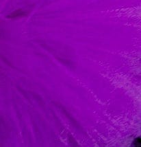 Purple tulle pom pom - Decopompoms