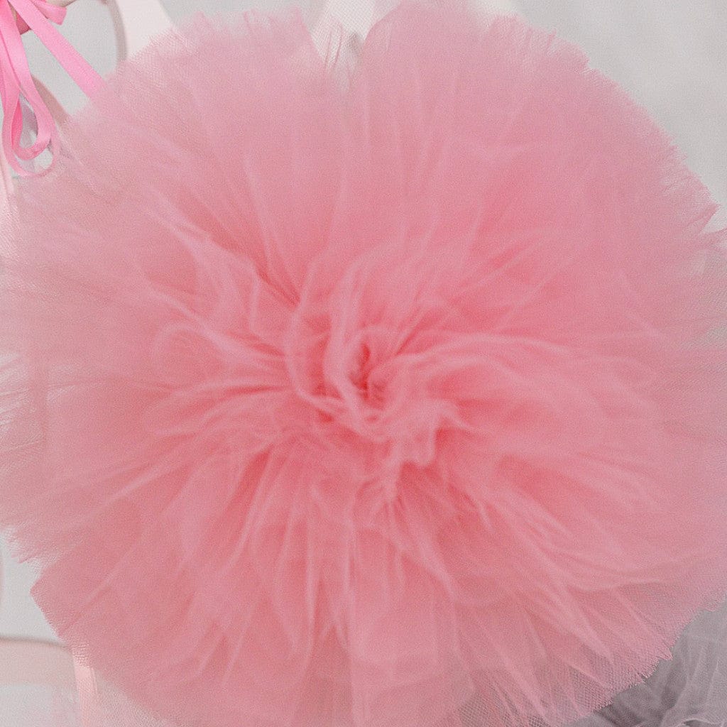 Soft pink tulle pom pom - Decopompoms